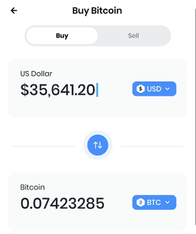 Buy Crypto in Seconds