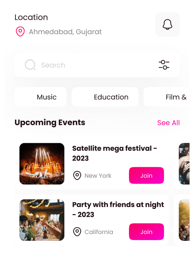 Interest-Based Event Feed