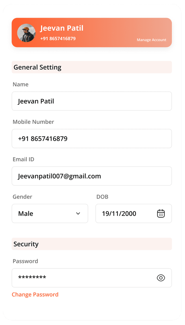 Your Travel Profile & History