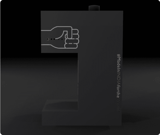 Temperature Check + Sanitizer Dispenser